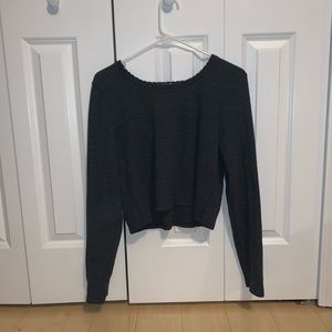 Cropped Long Sleeve Shirt